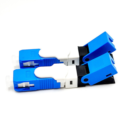 FTTH SC APC SC UPC Conector rápido de ensamblaje de campo para la red FTTH FTTB FTTX 3 veces