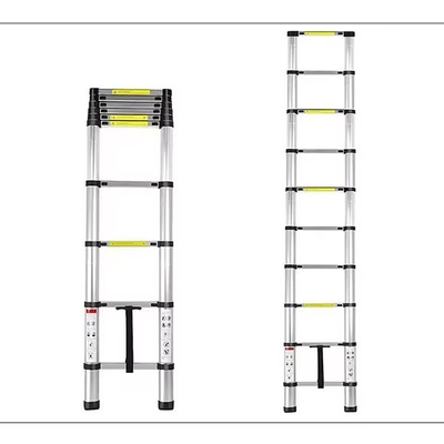 Escalera telescópica de aluminio de uso múltiple 4.4M para diversas aplicaciones