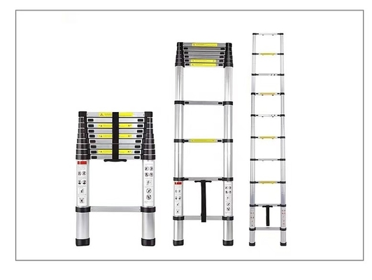 Escalera telescópica de aluminio de uso múltiple 4.4M para diversas aplicaciones