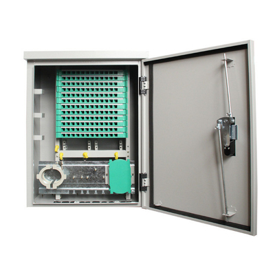 Telecomunicaciones Cabinet de fibra óptica de 144 núcleos montado en la pared exterior con divisor