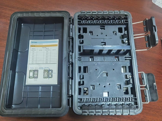 6 Puerto de recubrimiento horizontal de fibra óptica para el sistema de montaje aéreo/enterramiento directo/ducto