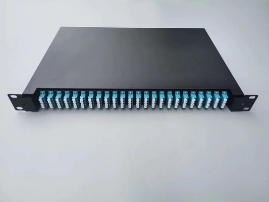 Sistema de fibra de distribución FTTH de 260*200*60 mm 1U 96 núcleo LC SC montado en el bastidor MPO MTP Panel de parches de fibra óptica ODF