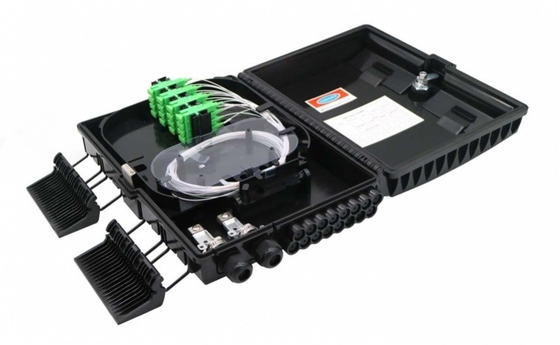 16 Fibras ópticas caja de unión de cierre de empalme para la caja de distribución terminación de fibra FTTH