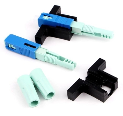 40- 85 Conector rápido de fibra óptica FTTH Campo terminado Rapidamente ensamblado SC/APC SC/UPC