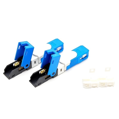 3 Mecánico SC APC SC UPC Conector rápido de fibra óptica FTTH