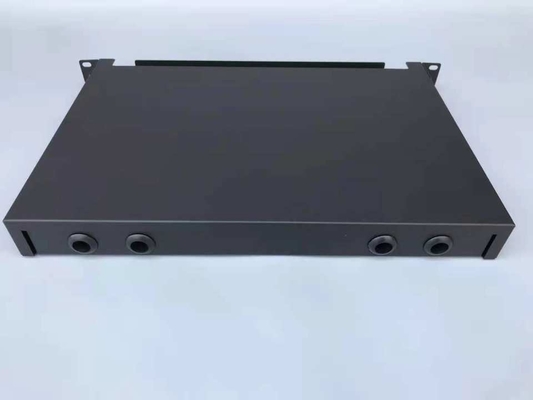Cuadro de distribución óptica ODF FTTX 19 pulgadas con bastidor montado 24 núcleos para conexiones FTTX