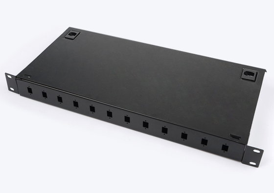 SM/MM/OM3 Tipo de fibra 2x4 Splitter óptico 2x32 PLC para 19 pulgadas de montaje de rack Splitter de fibra