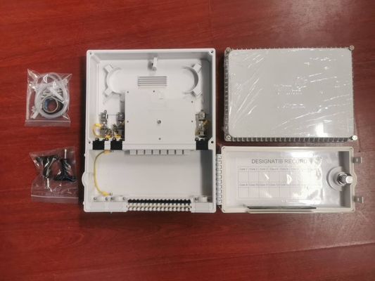 Dos puertas 3 en 8 núcleo 16 núcleo caja odp punto de distribución de fibra óptica sólida para la red