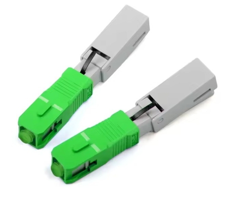 Conjunto de conector rápido FTTH SC APC para instalación de campo de fibra óptica con baja pérdida de señal