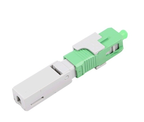 Conjunto de conector rápido FTTH SC APC para instalación de campo de fibra óptica con baja pérdida de señal