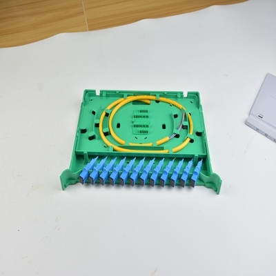 Marco de distribución de fibra óptica mini para exteriores de 12 núcleos con bandeja de empalme de fibra versátil