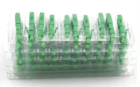 Conector rápido LC/APC de fibra óptica de fácil acceso para telecomunicaciones