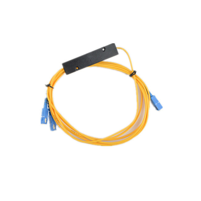 1x2 4 8 16 caja PLC G657A1 0.9mm SCUPC Fibra óptica cónica PLC divisor para la directividad dB ≥55