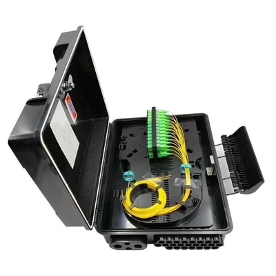 Mini PLC Splitter Fiber Distribution Box 32/48 Núcleo ABS NAP IP68 2PCS 1X16 o 48 Adaptador