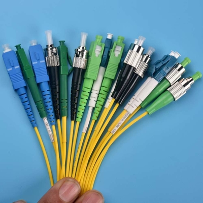 Cable de fibra 14130199 SS-OP-D-LC-S-10 LC/PC-LC/PC-Modo único-G6.652D-2MM-10M-PVC-YE Cordón de parche AOC MPO cable de Huawei