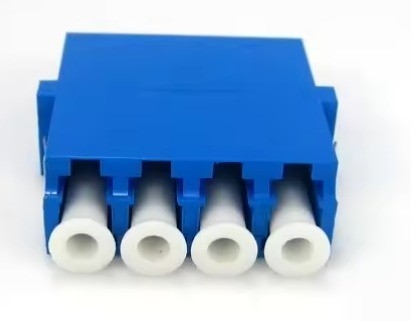 SM MM 4 puertos LC APC/UPC 4 adaptador óptico de fibra óptica dúplex para la transmisión de señales de fibra