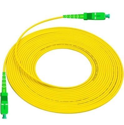 Tipo de fibra de telecomunicaciones SM LSZH 2 mm cable de parche con baja pérdida y opciones de longitud