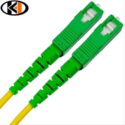 Tipo de fibra de telecomunicaciones SM LSZH 2 mm cable de parche con baja pérdida y opciones de longitud