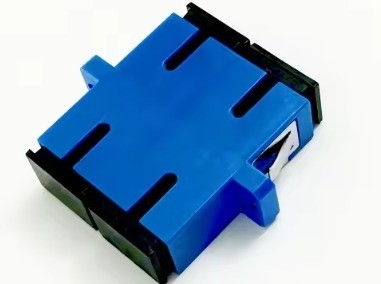 Adaptador de fibra óptica SC Adaptadores ópticos dúplex de modo único con conector SC de obturador