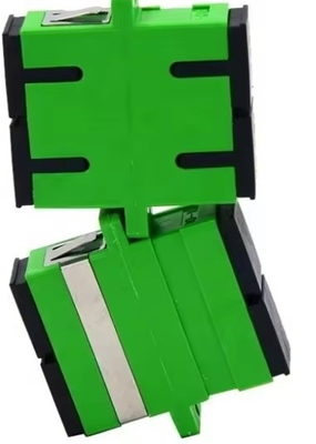 Adaptador de fibra óptica SC Adaptadores ópticos dúplex de modo único con conector SC de obturador