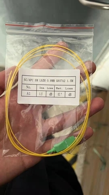 ST UPC a ST UPC Modo único PVC 3,0 mm LSZH Cordón de parche de fibra óptica para ancho de banda alto