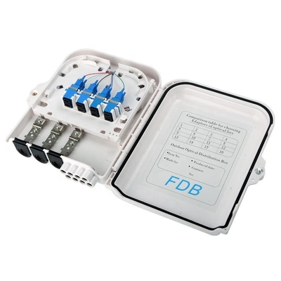 Caja de distribución de fibra FDB FTTH impermeable 8 núcleo Nap ftth para comunicación sin fisuras