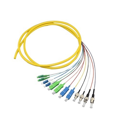 SC UPC Modo único 1.5M Pigtail de fibra óptica simple para un amplio rango de temperaturas de -40-70 °C