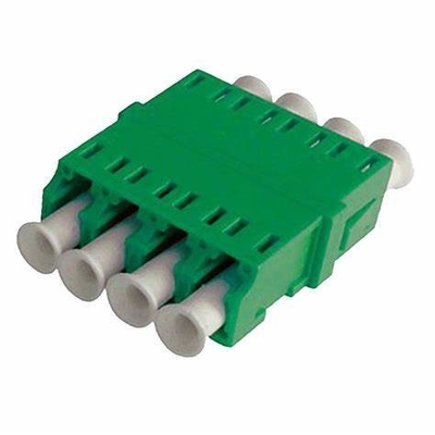 Adaptador de fibra óptica FTTH LC Cuad Flange Coupler 4 LC para 40 a 85 Temp Compatibilidad