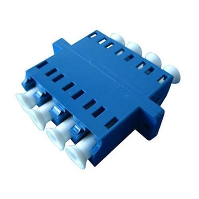 Adaptador de fibra óptica FTTH LC Cuad Flange Coupler 4 LC para 40 a 85 Temp Compatibilidad