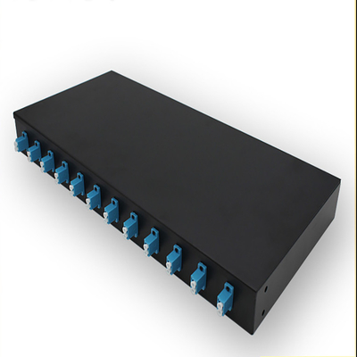 19 pulgadas 1u 2u montaje de bastidor Slide Rail cajón de fibra óptica PLC splitter panel de parches Odf 3
