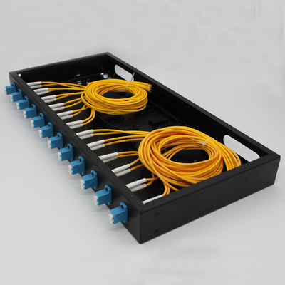 19 pulgadas 1u 2u montaje de bastidor Slide Rail cajón de fibra óptica PLC splitter panel de parches Odf 3