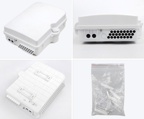 Caja terminal de fibra óptica de 24 puertos Caja de distribución FTTH para conexión rápida a la red