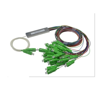 2x8 2x16 2x32 Fibra óptica PLC divisor de tubos de acero Cable 2 Dirección 4 Dirección 8 16 Dirección