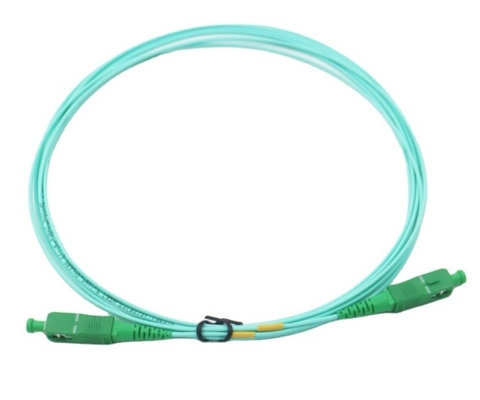 Fibra óptica Jumper G657a2 Cordón de parche de modo único con conector SC FC ST LC tipo UPC
