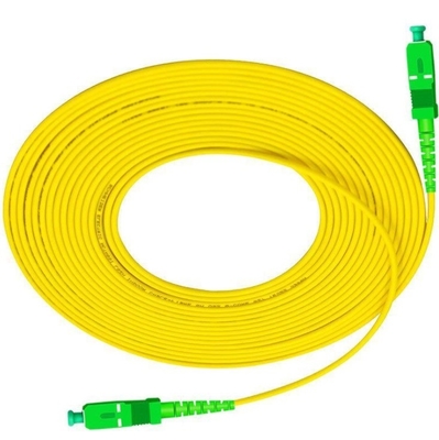 Modo único G657A SC UPC APC Cordón de parche de fibra óptica para redes FTTH interiores y exteriores