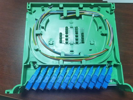 12 núcleo de pequeña bandeja de empalme para FTTX ODB NAP FTTH de plástico de fibra óptica de empalme de cable bandeja