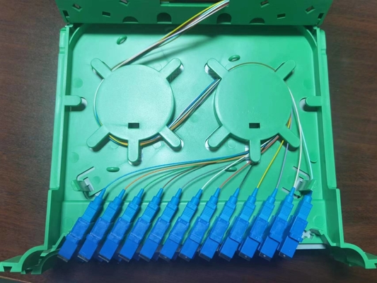 12 núcleo de pequeña bandeja de empalme para FTTX ODB NAP FTTH de plástico de fibra óptica de empalme de cable bandeja