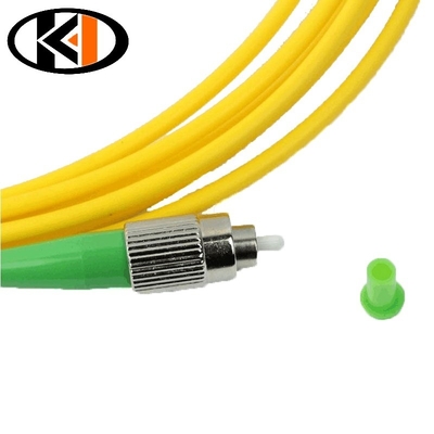 SC FC ST LC UPC Cordón de parche de fibra óptica de 3.0 mm Simplex OM3 OM4 LC para equipos de telecomunicaciones