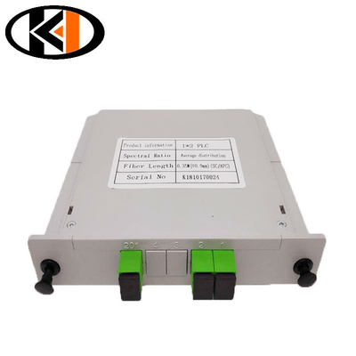 ODF 1-2 Fibra SC APC Enchufe de casetes PLC Splitter 1-2 con 2/4/6/8/16/32/64 Fibras