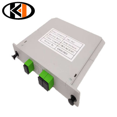 ODF 1-2 Fibra SC APC Enchufe de casetes PLC Splitter 1-2 con 2/4/6/8/16/32/64 Fibras