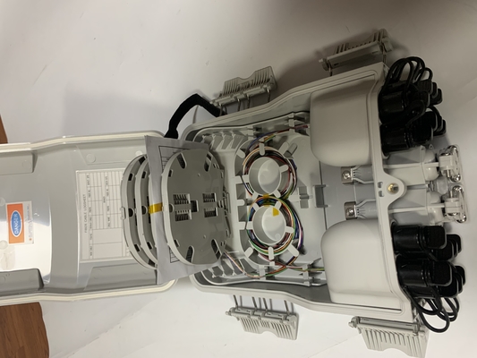 16 núcleo FTTH Terminal Box Fibra óptica exterior Caixa CTO Conector de caja Tipo SC FC LC ST