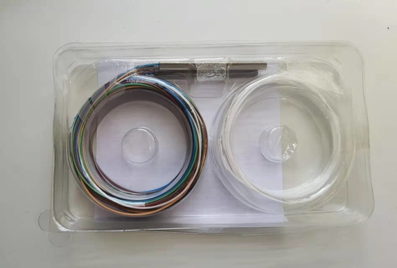 1M/1.5M G657A Fibra PLC Fibra óptica de separación con longitud de onda de trabajo 1260-1650nm