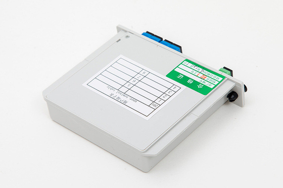 3G Network PLC Splitter 1x4 SC UPC con longitud de onda operativa de 1260-1650nm en caja FTTH