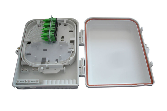 2 Port Splitter Caja de terminales de fibra óptica para entradas de cables normales Fácil instalación