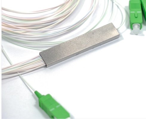 Red óptica pasiva de tipo mini Fibra óptica PLC Splitter 1 256 con tipo de fibra G657A