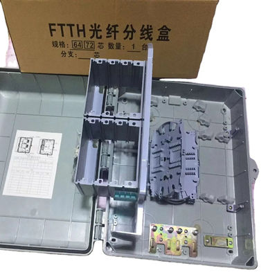 Fibra FTTH de telecomunicaciones 72 núcleo/64 núcleo de caja terminal con LGX Splitter o Mini Tipo PLC Splitter