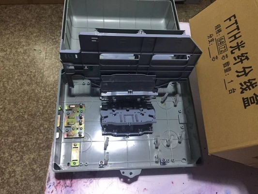 Fibra FTTH de telecomunicaciones 72 núcleo/64 núcleo de caja terminal con LGX Splitter o Mini Tipo PLC Splitter
