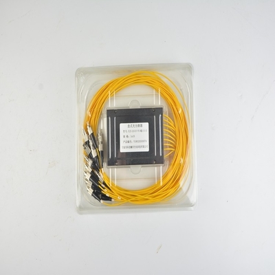 3- Splitter de PLC de fibra óptica de red 1x4 2x8 16x32 Caja de módulo ABS Conector óptico pasivo