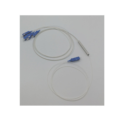 Conector LC Mini módulo tubo de acero Tipo 1 * 4 PLC splitter para la transmisión de señales de fibra