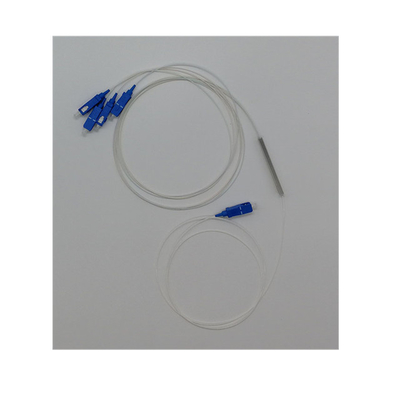 Conector LC Mini módulo tubo de acero Tipo 1 * 4 PLC splitter para la transmisión de señales de fibra